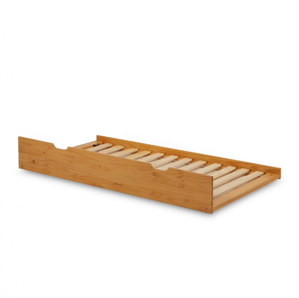 Stig Full Over Full Solid Wood Standard Bunk Bed with Trundle by Harriet Bee