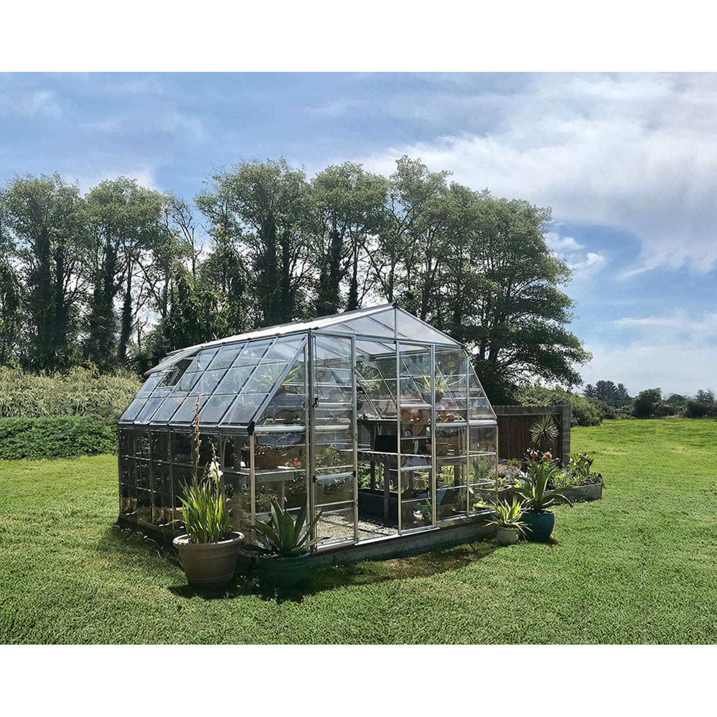 【Home&Garden】Greenhouse, 12 x 12 x 9, Silver