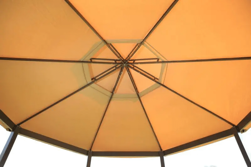 Dia 4 meter 8-edge outdoor sun shade pavilion furniture house garden patio gazebo tent aluminum polyester fabric for party