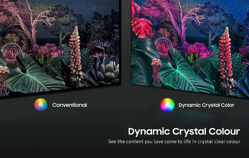 NEW 55 Inch BU8000 UHD Crystal 4K Smart TV (2022) - Airslim Design With Alexa & Smart TV Streaming Built In, Object Tracking Sound, Contrast Enhancer, Boundless Screen & Adjustable Stand