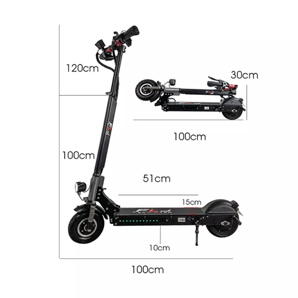 C8 800W 8inch wheels Electric Scooter with 18ah battery e bike 35km/h powerful Mini e scooters