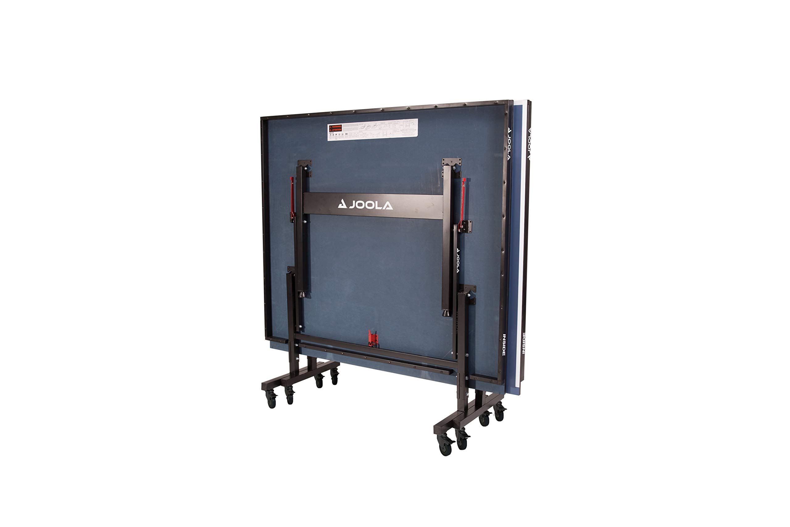 JOOLA Inside – Professional MDF Indoor Table Tennis Table with Quick Clamp Ping Pong Net and Post Set – 10 Minute Easy Assembly – Ping Pong Table with Single Player Playback Mode