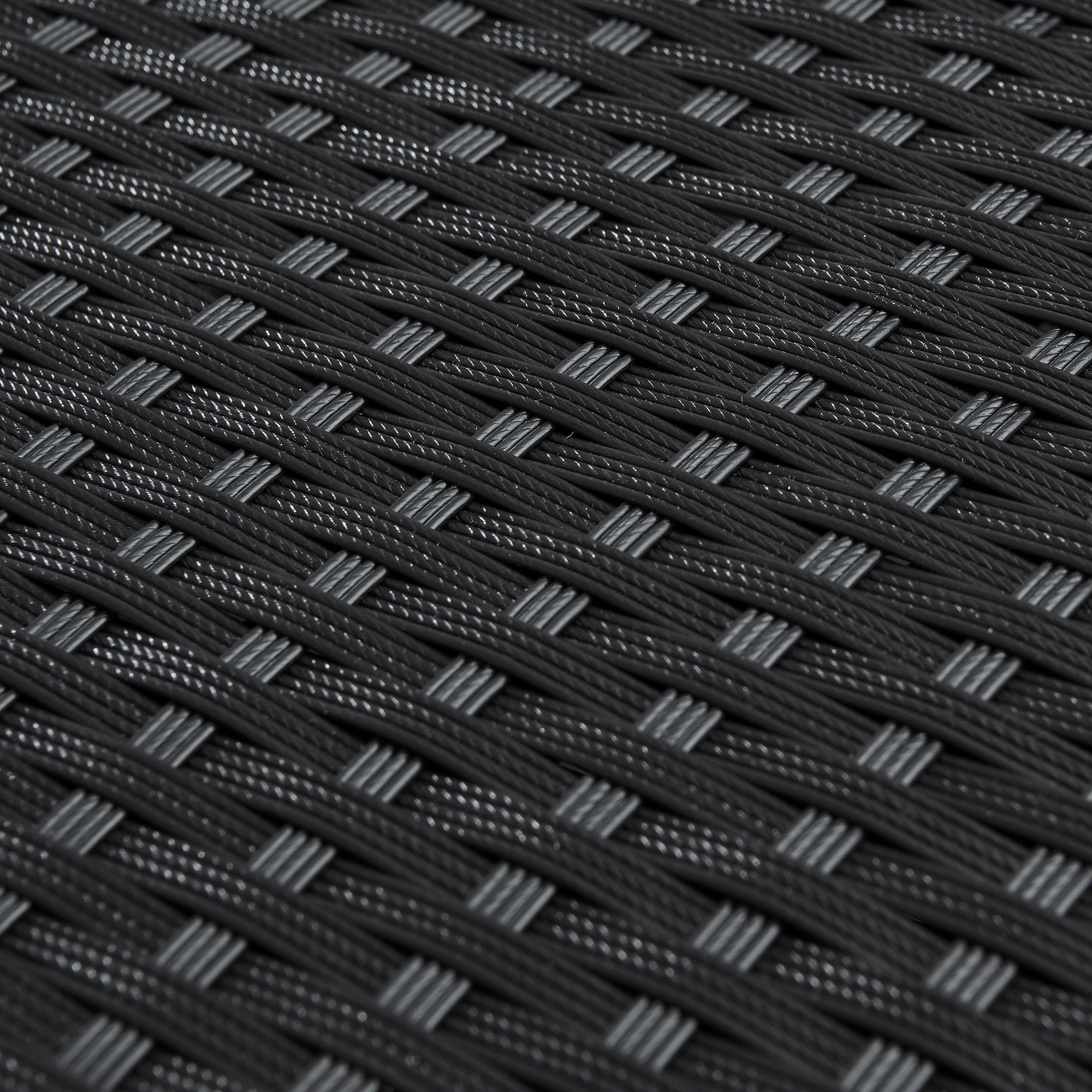 2 Seater Rattan Egg Chair Bistro Set