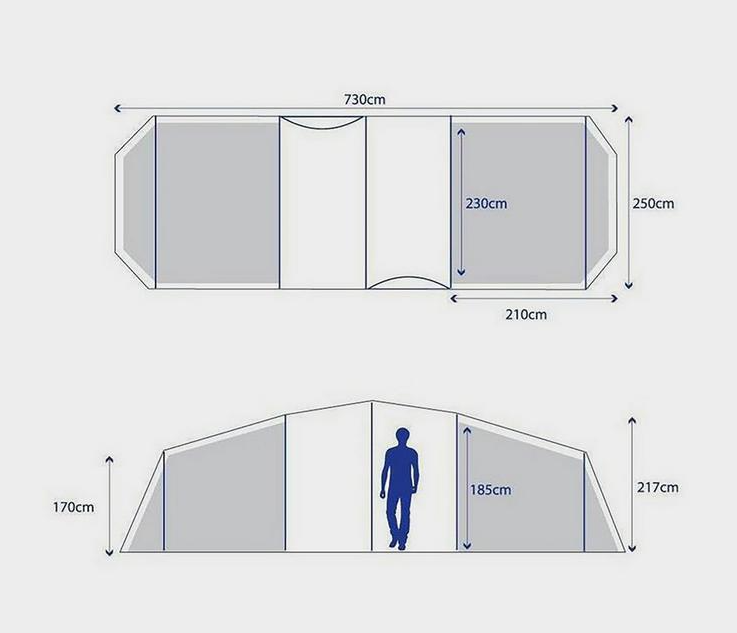 Berghaus 6.1 Nightfall Air Tent