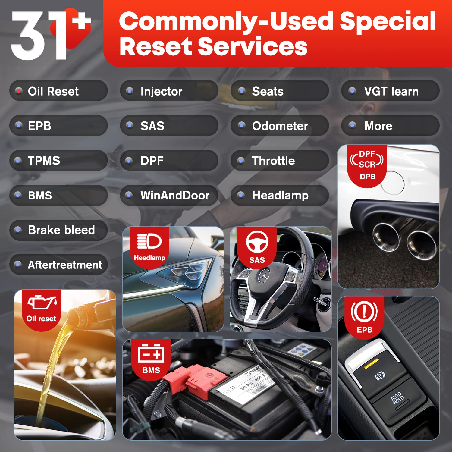 Autel Scanner MaxiCOM MK906BT Car Diagnostic Tool, [Bonus $60 MV108], Functions Same as MK906 Pro/ MS906 Pro, Advanced ECU Coding, Active Tests, VAG Guided, 36 Services, FCA Autoauth