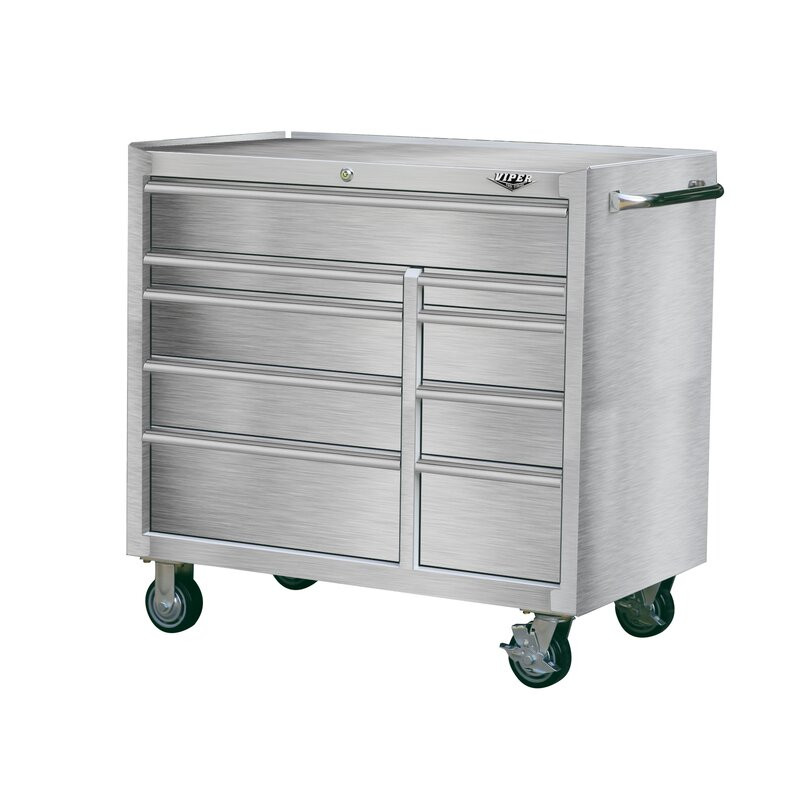 Premium series 41.5 wide 9 drawer bottom folding cabinet