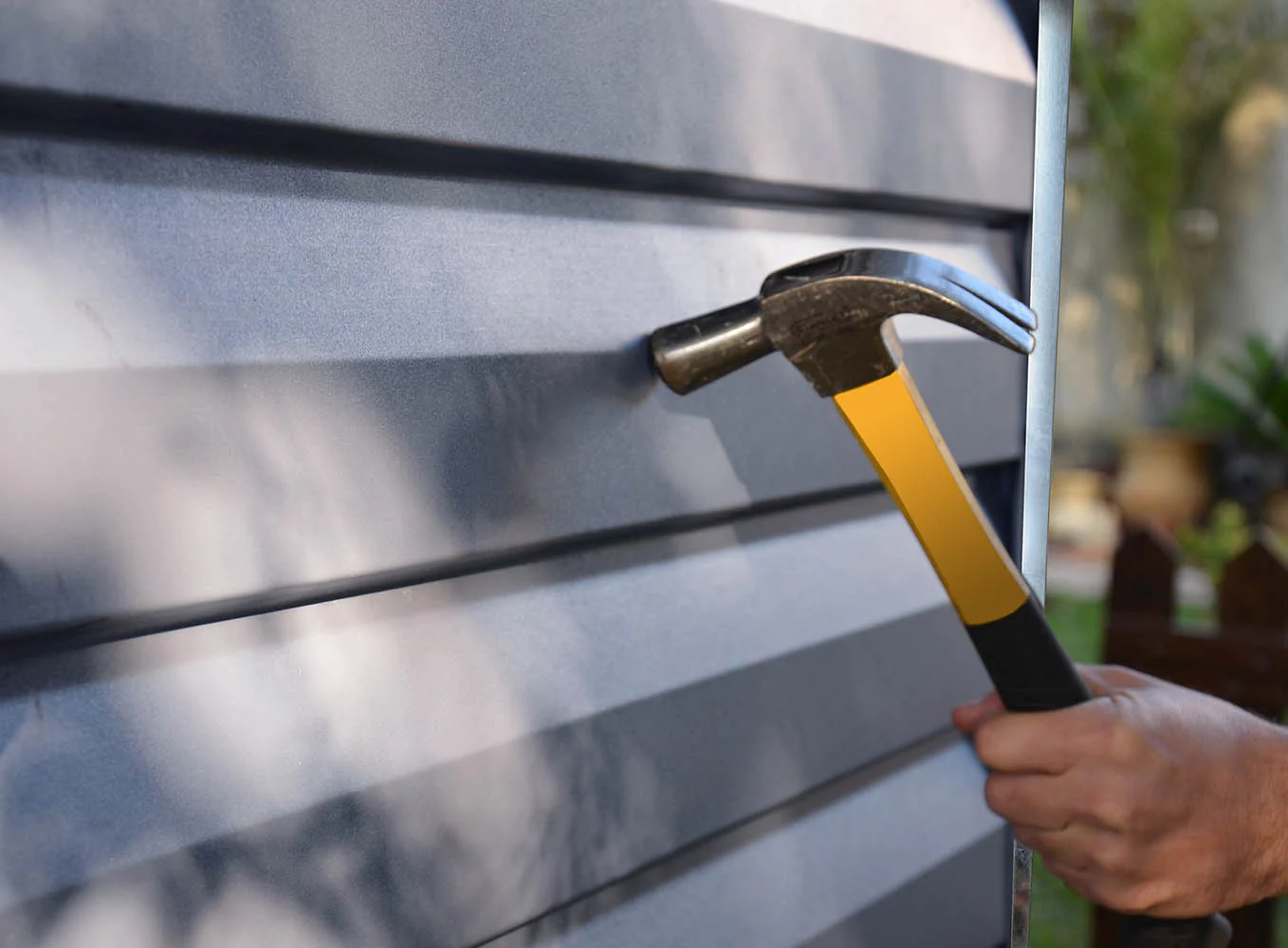 Palram Canopia Skylight 6 ft. x 5 ft. Shed Kit - Dark Grey