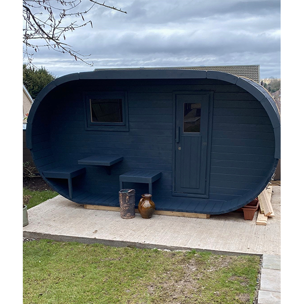 cabin oval sauna LOG CABIN OVAL SAUNA