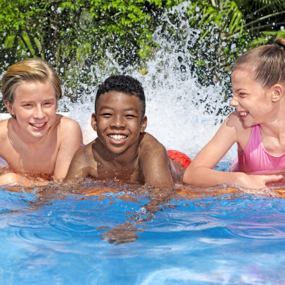 16ft Power Steel Rectangular Pool Set