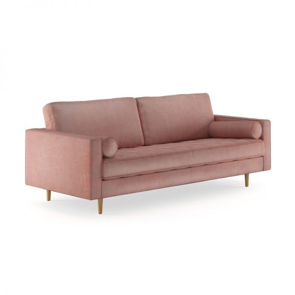 84” Square Arm Sofa