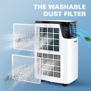 Portable Air Conditioner for Room Dehumidifier 14000BTU Portable Air Conditioning for Bedroom5