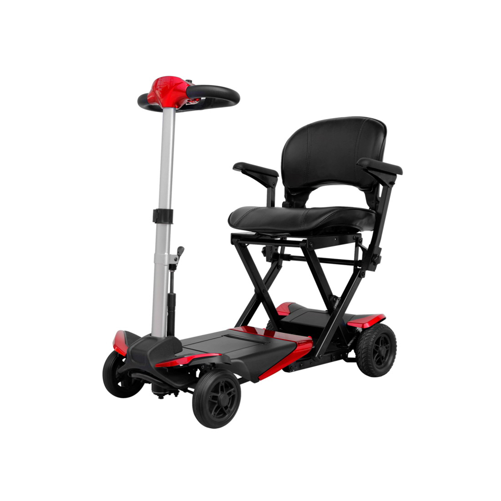 SOLAX  4-Wheel Remote Control Folding Mobility Scooter-2022