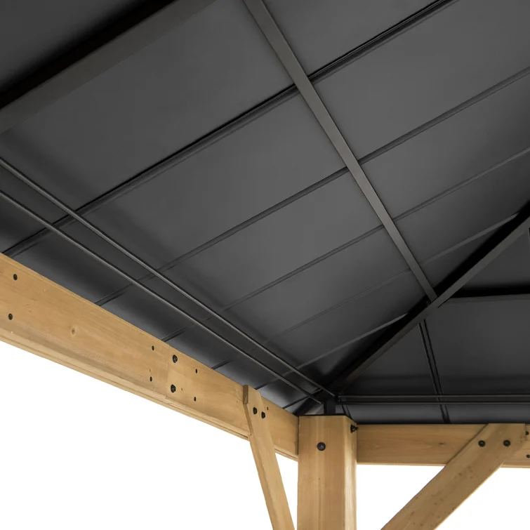 Dewhitt Solid Wood Patio Gazebo