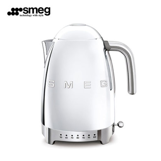 Smeg KLF04CRUK 1.7Ltr Variable Temperature Controlled Kettle and TSF03CRUK 4 Slice Toaster in Retro Cream