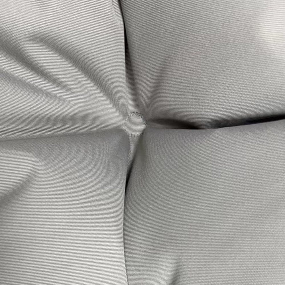 BRADWAY HANGING EGG CHAIR WITH GREY CUSHIONS