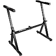 Ring RJZZ363 RockJam Heavy Duty Z-Style Keyboard Stand for Digital Pianos and Electronic Keyboards - Black