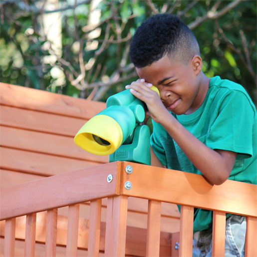 Backyard Discovery Skyfort II All Cedar Wood Swing Set