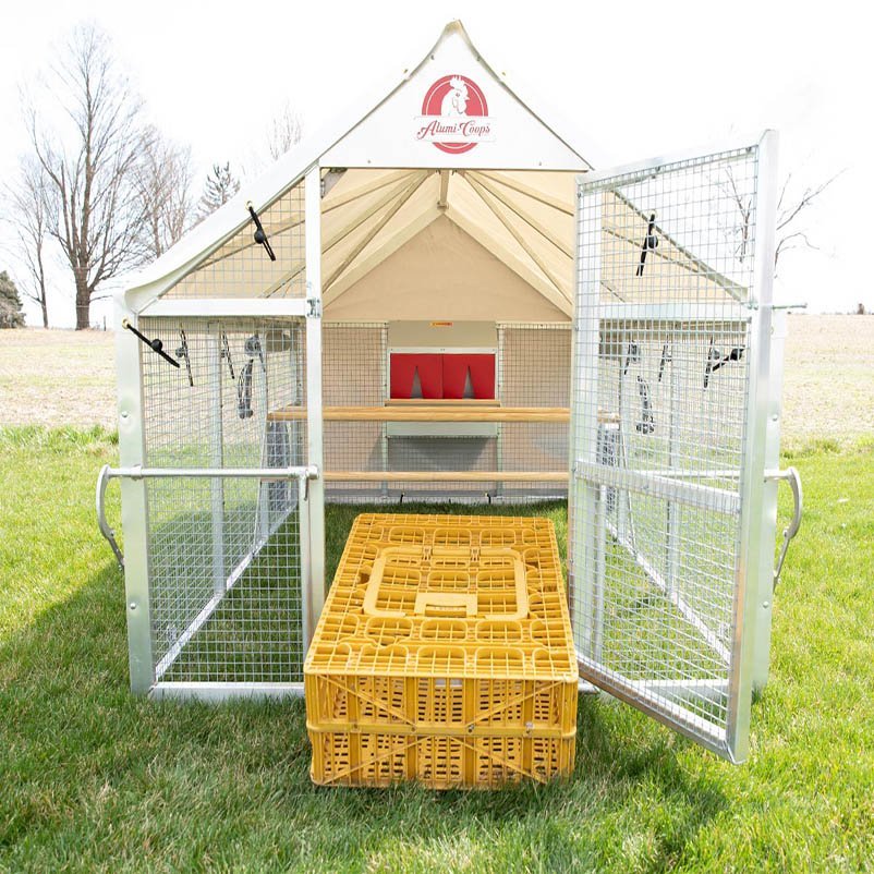 Flash Sale 50% OFF-Galvanized Metal Chicken Coop