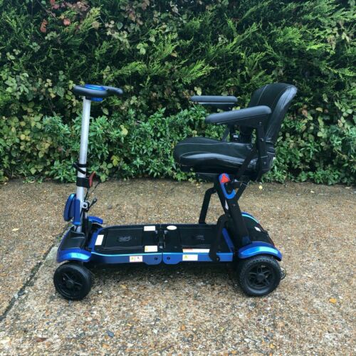 SOLAX GENIE BLUE Manual Folding Mobility Boot Scooter FULLY SERVICED