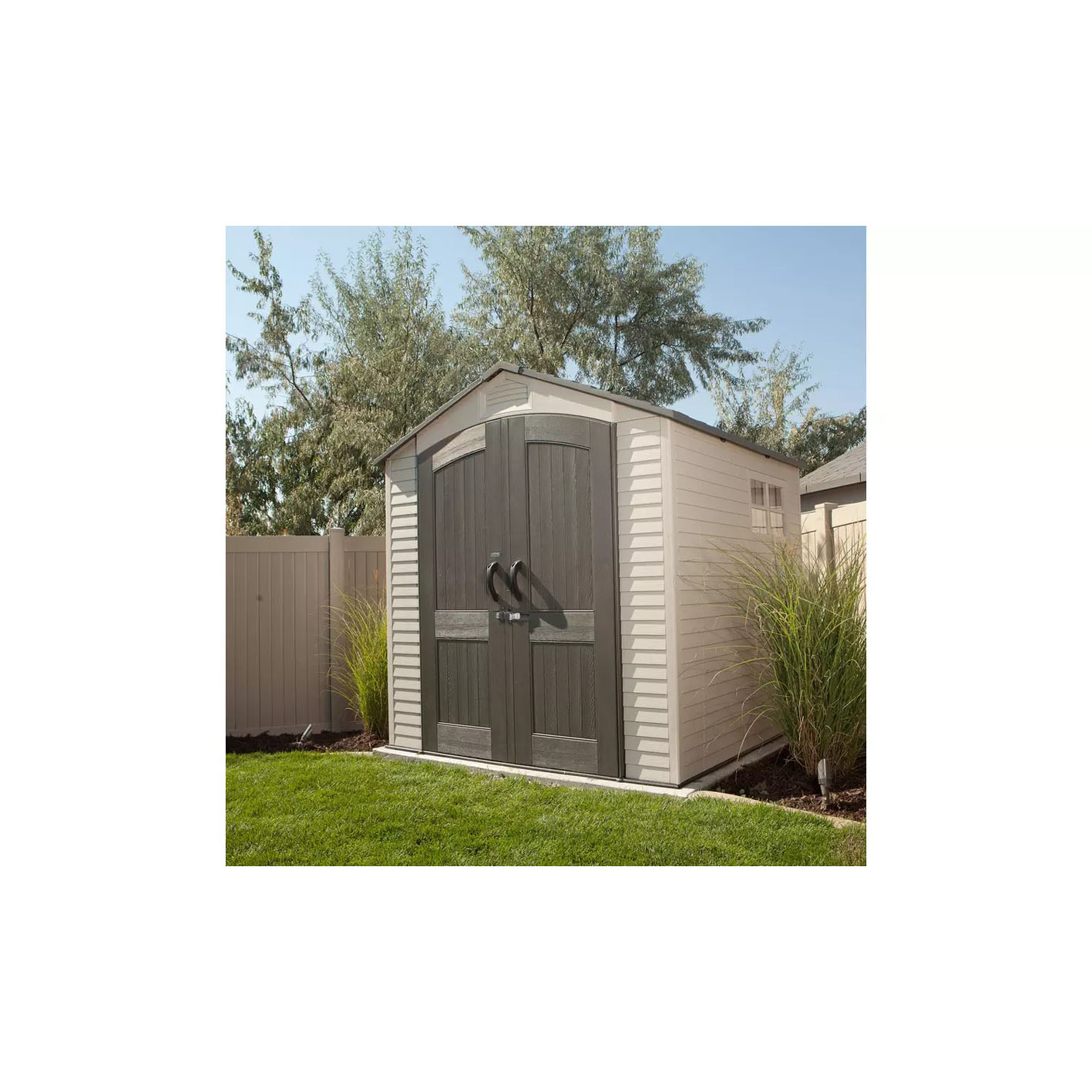 Lifetime 7 x 7ft Plastic Outdoor Storage Shed