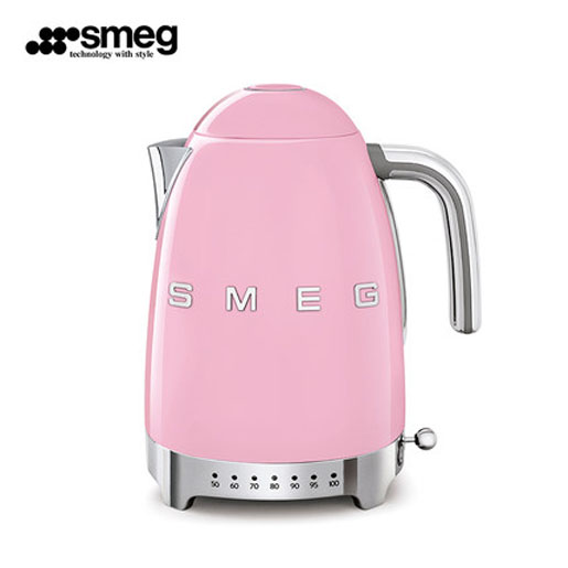 Smeg KLF04CRUK 1.7Ltr Variable Temperature Controlled Kettle and TSF03CRUK 4 Slice Toaster in Retro Cream