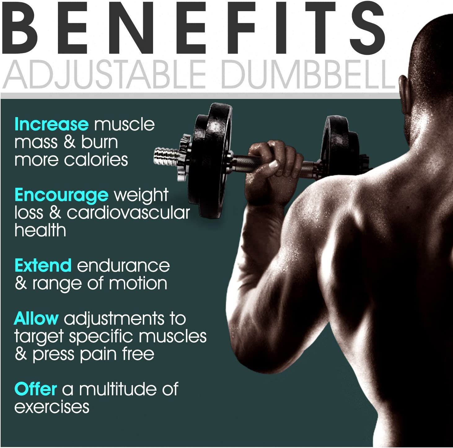 Yes4All Adjustable Dumbbells 40,  52.5lbs