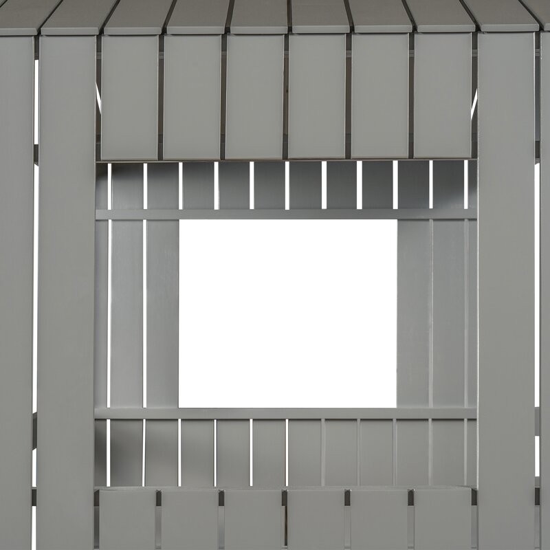 Treehouse bed children's secret base bunk bed high and low bed combination bunk solid wood small house princess bed