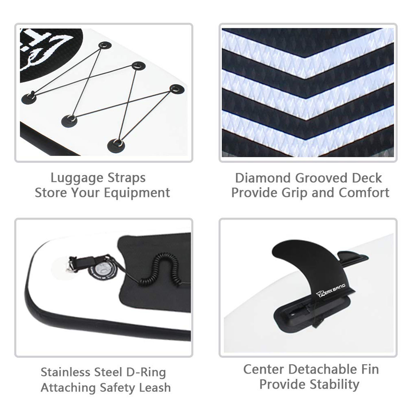 TIGERXBANG SUP Board Stand Up Paddle Board |320x80x15cm | 305x82x15cm | for Adults/Kids| ISUP Surfing Complete Kit