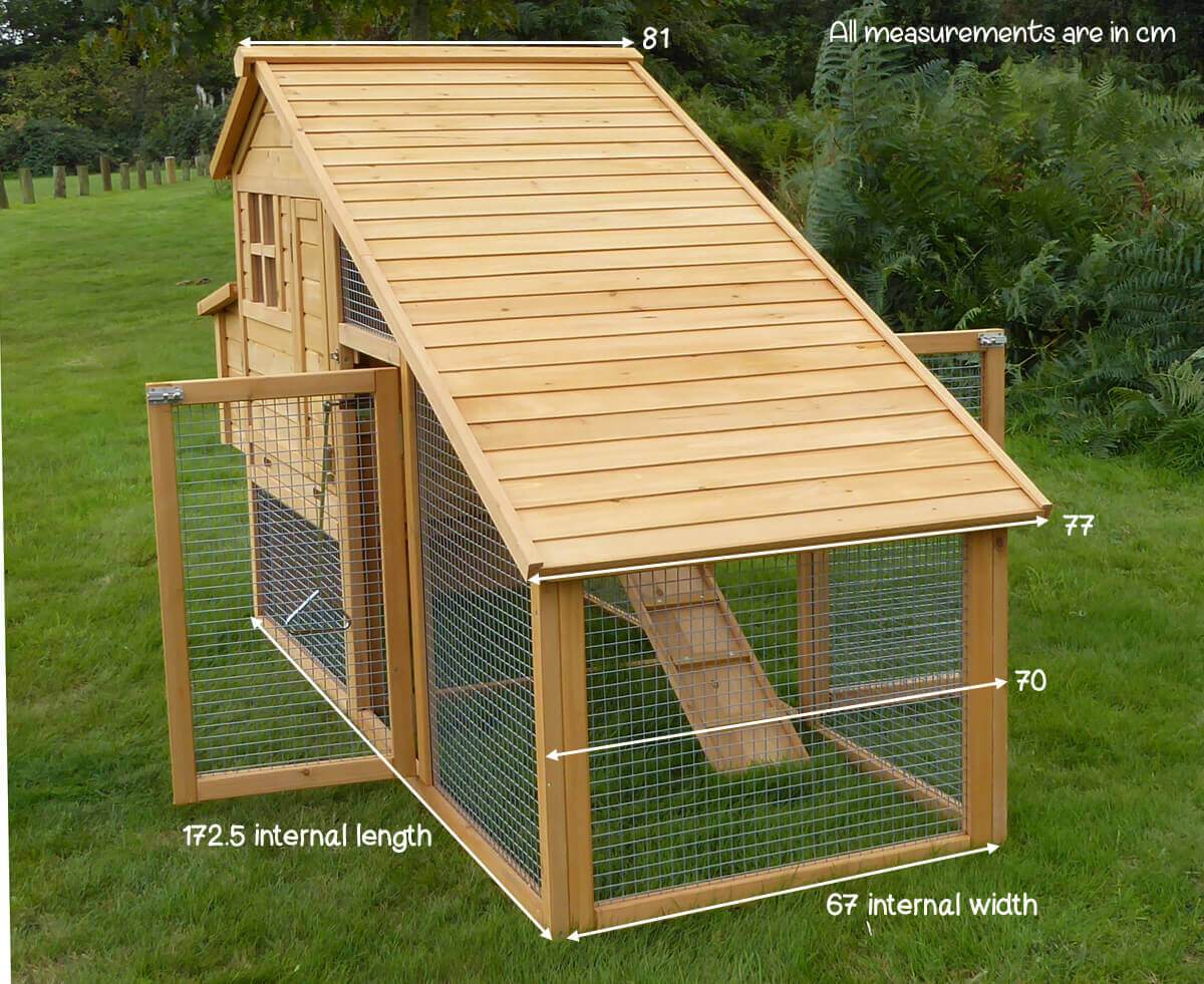 Width of Sussex Chicken Coop