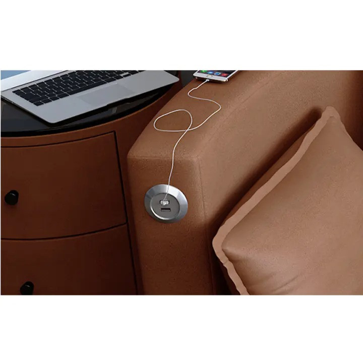 Round sofa bed folding dual-purpose multifunctional sofa