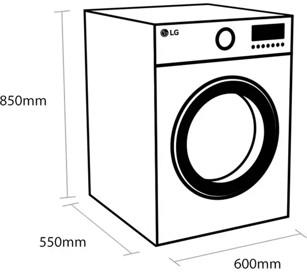 LG WM3998HBA 4.5 cu.ft. Front Load Washer & Dryer Combo.