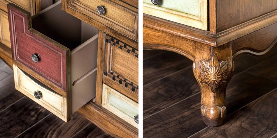 Walnut Accent Cabinet