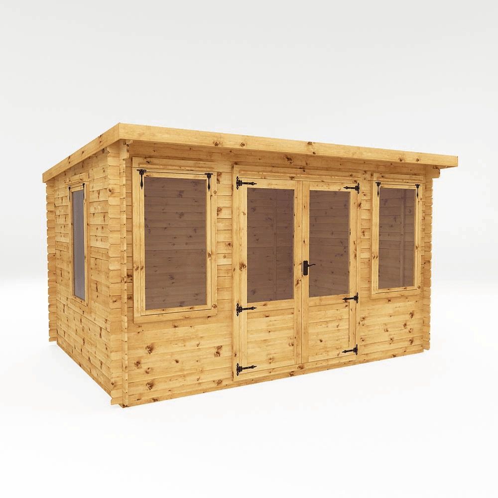 Mercia 4M x 4m Grizedale Log Cabin -- 19mm