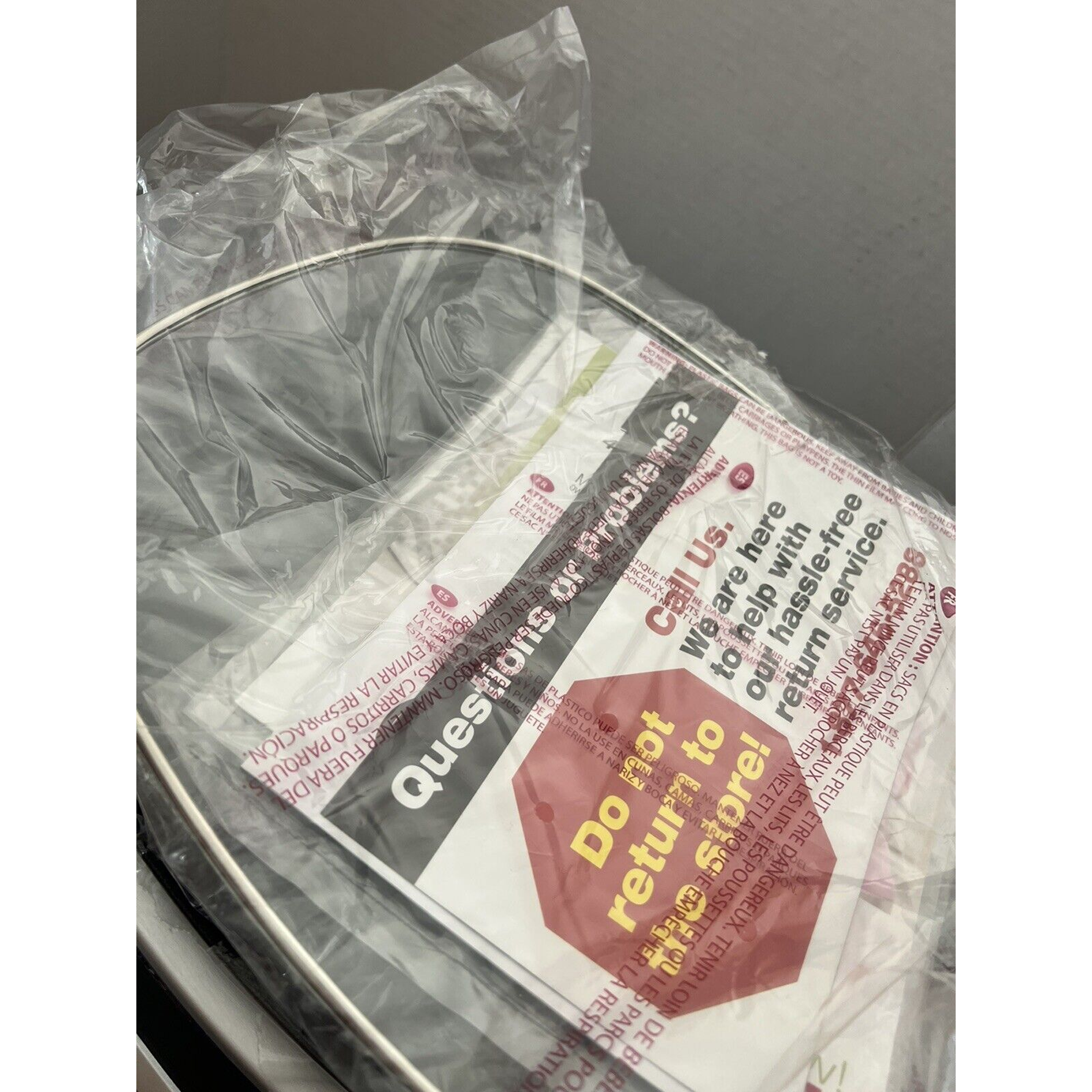 HC New Ninja 4 in 1 Cooking System w/ Wire Basket MC900Q Stainless Steel Blue