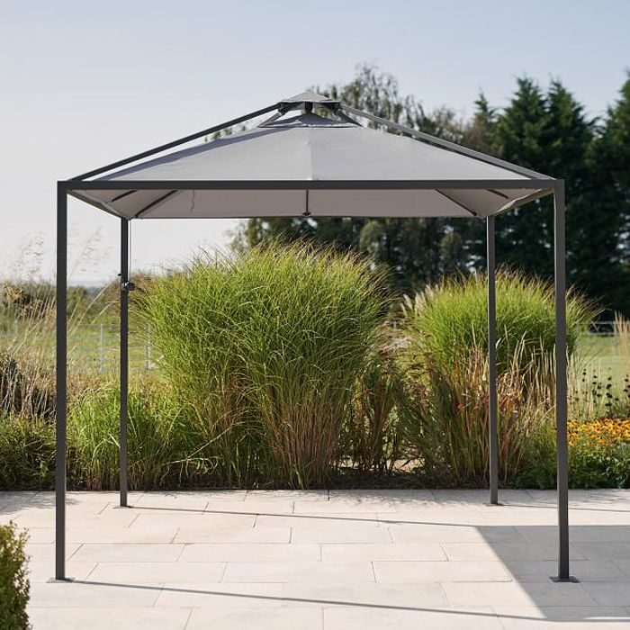 Kettler Panalsol Pagoda, Iron Grey – 3 x 3m