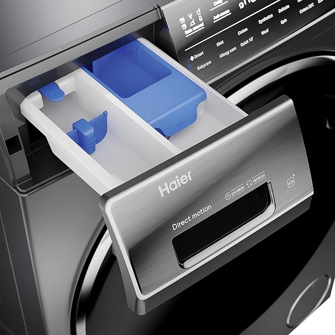 Haier i-Pro Series 7 Plus HW110-B14979S8EU1 11kg Washing Machine with 1400 rpm - Anthracite - A Rated [Energy Class A]