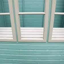 10′ x 10′ Sun Pent Wooden Garden Potting Shed