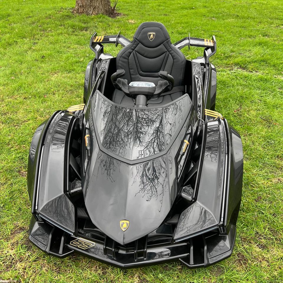 Lamborghini Vision Gran Turismo V12 Edition Kids Electric Ride On Car