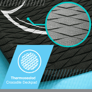 Croco-Diamond Deckpad + Kick Pad