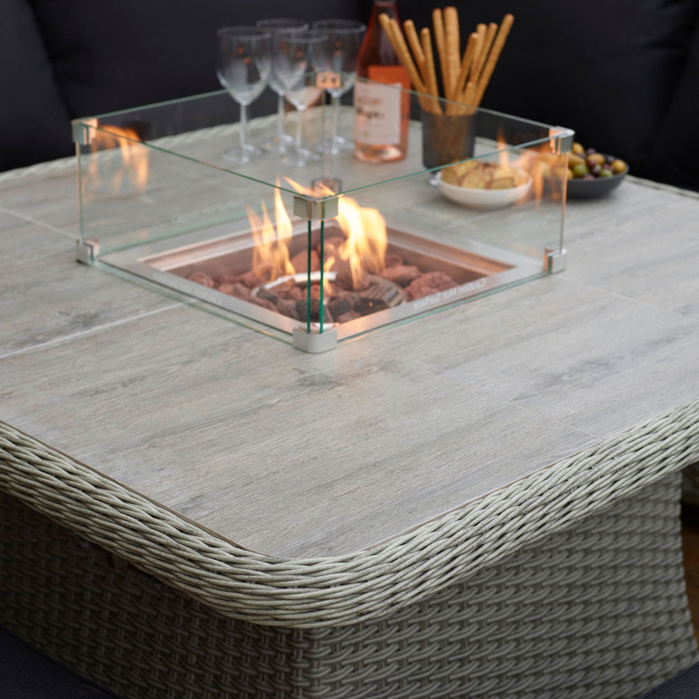 Bramblecrest Chatsworth Square Modular Fire Pit Set