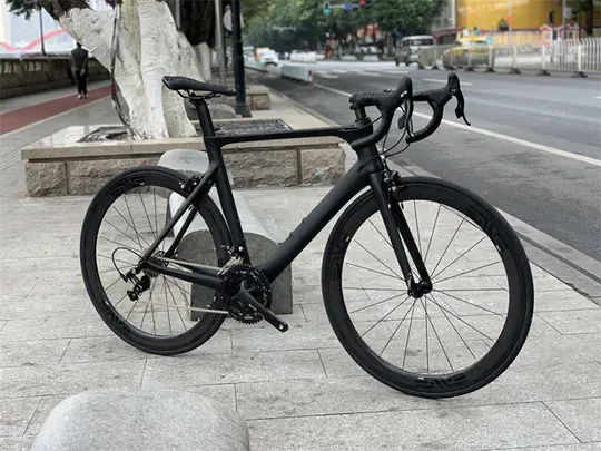 22 Speed ​​700C High Rise Bent Handlebar Road Bike Carbon Fiber Hub Wheel C Brake 11-28T 50-34T Flywheel