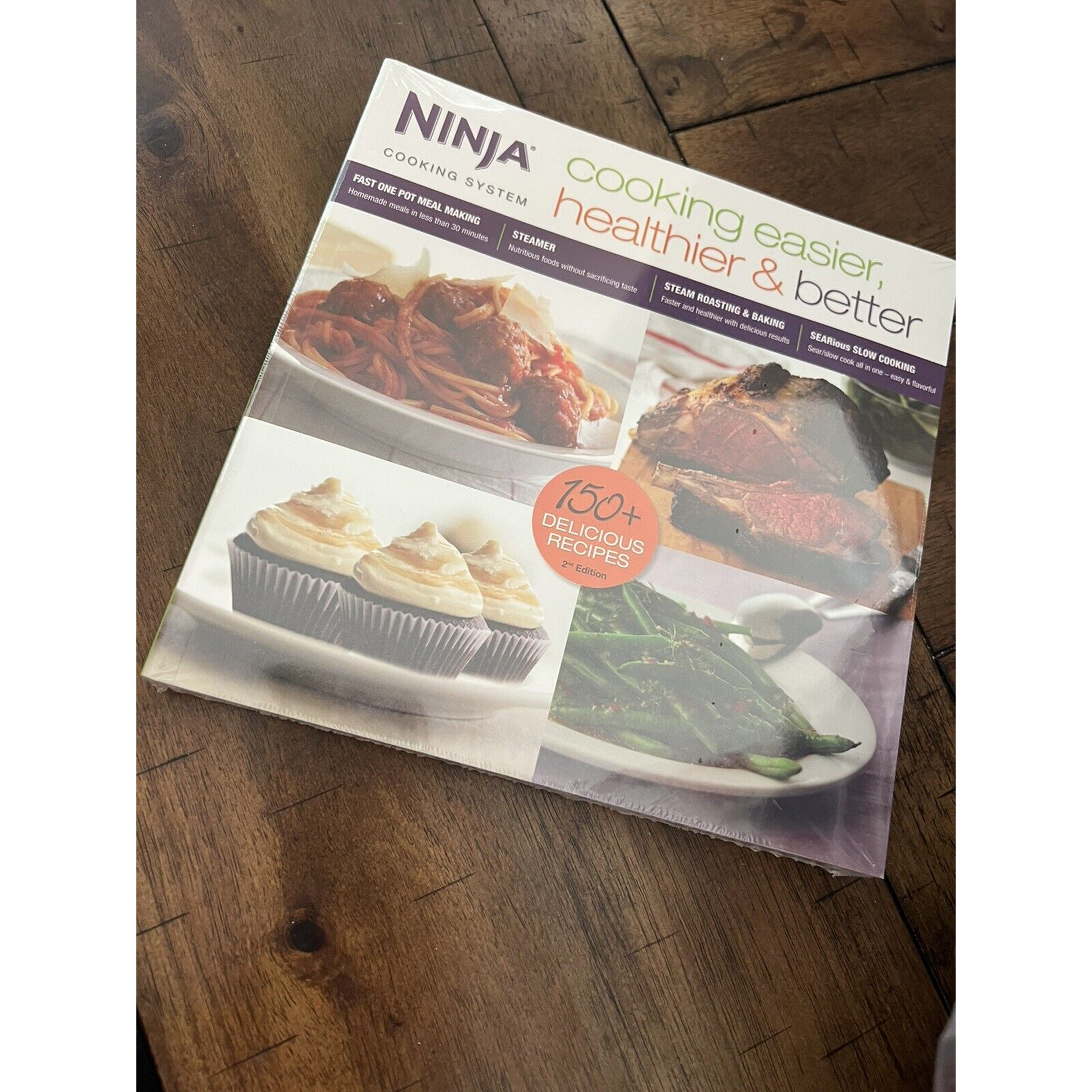 HC New Ninja 4 in 1 Cooking System w/ Wire Basket MC900Q Stainless Steel Blue