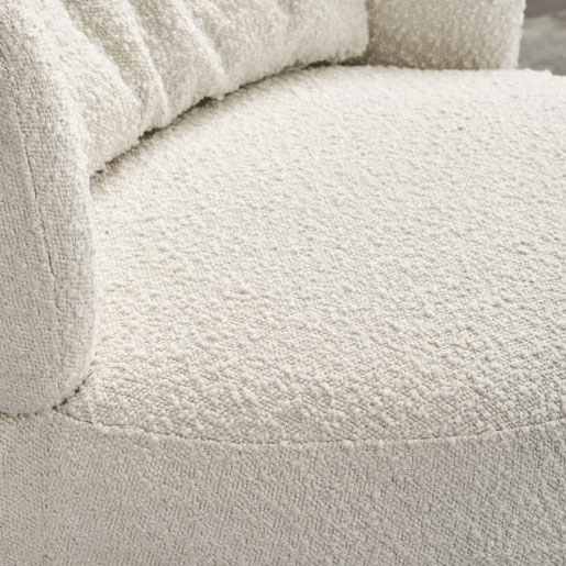 Amber Bouclé swivel chair