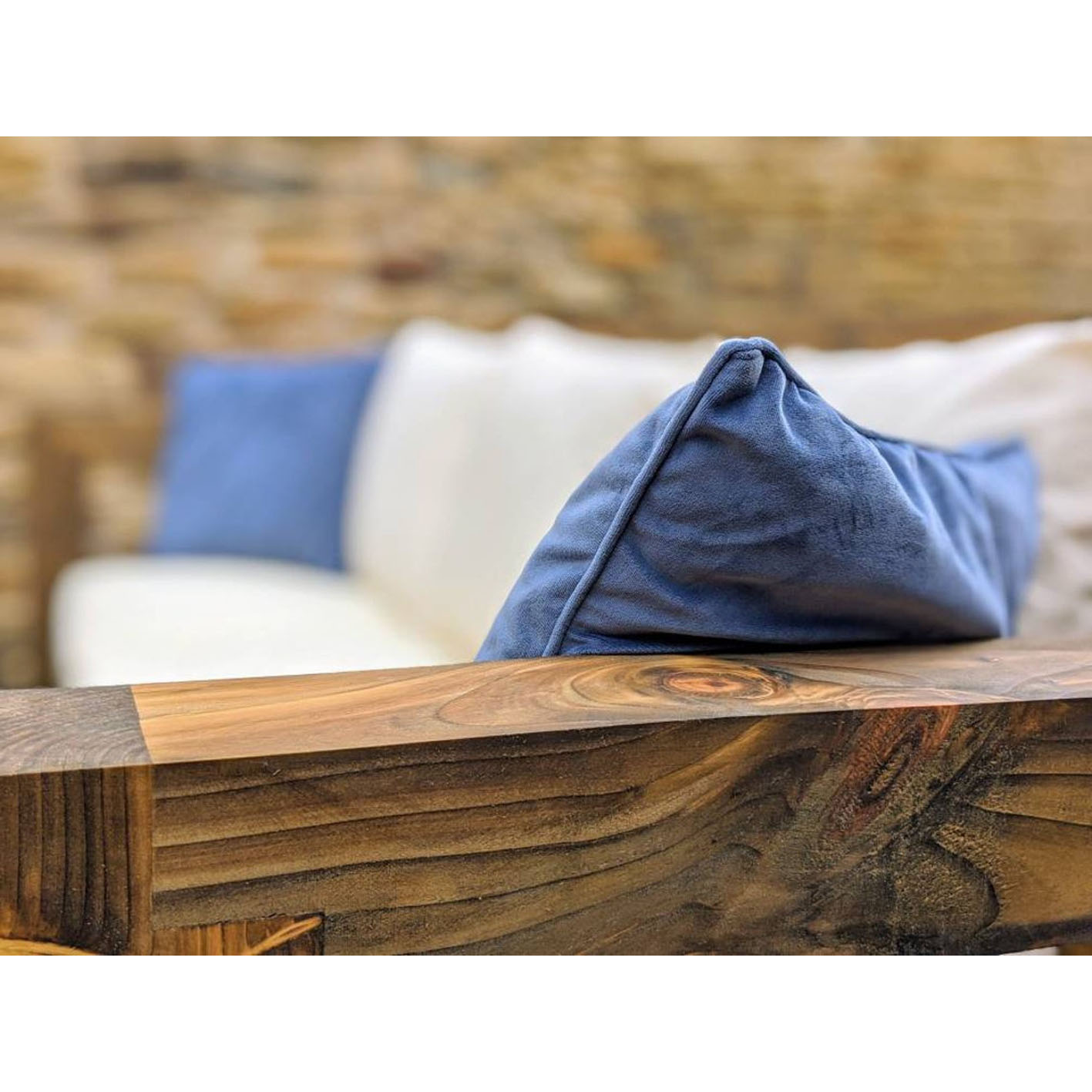 Rustic/Industrial Solid Wood Garden Sofa/Bench/Chair/Lounger