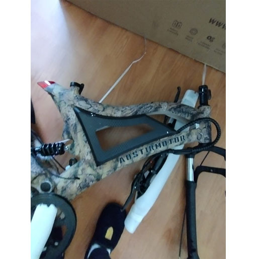 AOSTIRMOTOR Fat Tire Electric Bike 1500W Electric Mountain Bike 48V 15AH Removable Lithium Battery 26 inch 4 inch Electric Bike Suitable for Adult Power Bike Suitable for Bicycle Lovers