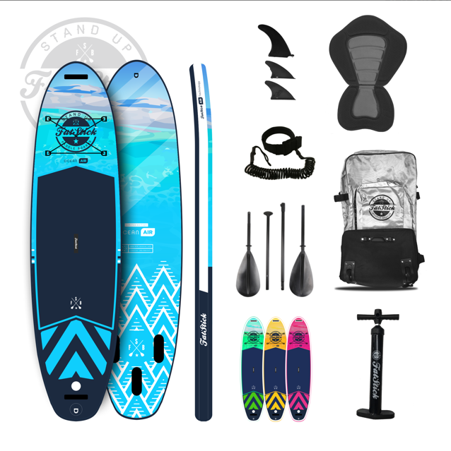 PURE ART 10’6 INFLATABLE PADDLE BOARD SUP PACKAGE