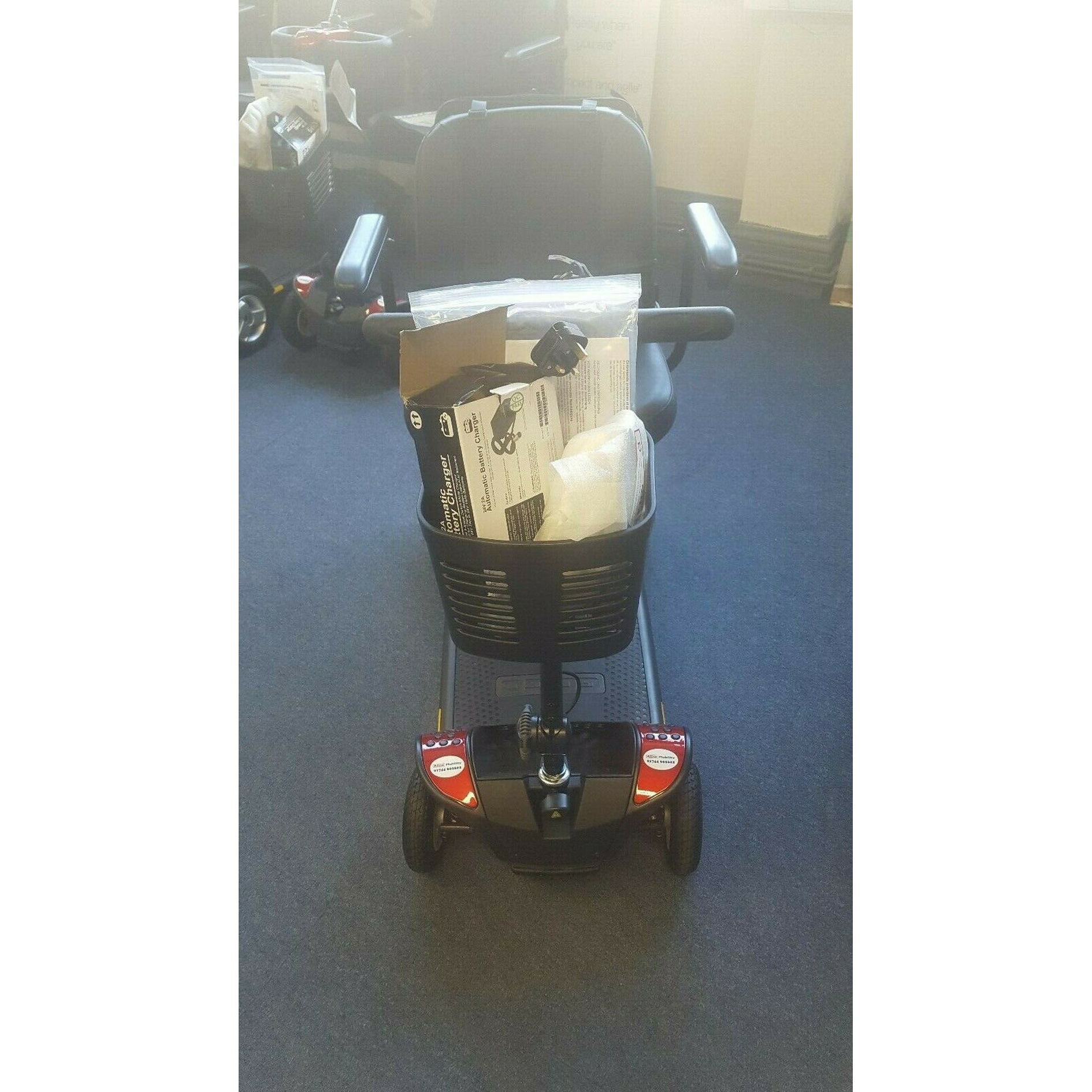 New Guaranteed Pride GoGo 18 Elite Traveller Mobility Folding Boot Scooter 4MPH