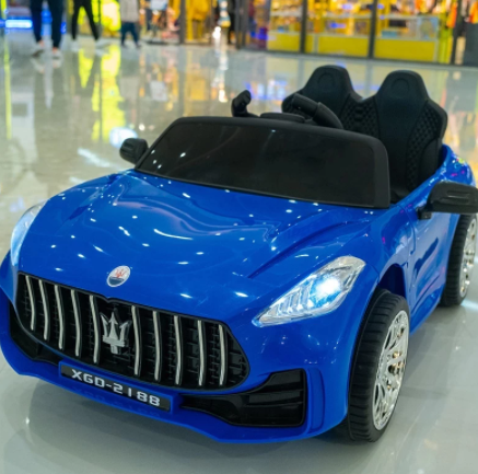 Children's Electric Car Kids Remote Control Car 1-6 Years Old Baby Toys Gifts with Early Education Double Seat Ride on Car