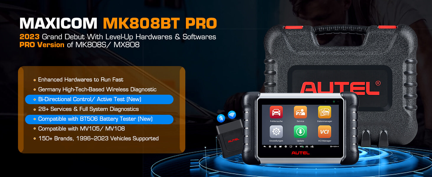 autel MaxiCOM MK808BT Pro introducation