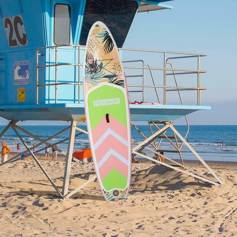 New 10.5Ft Stand Up Paddle Board SUP Surfboard+Bag+Leash+Paddle+Fin+Pump+Kit